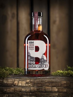 Roter Weinbergpfirsich Likör – 1094 Edition mit 17 % vol.
