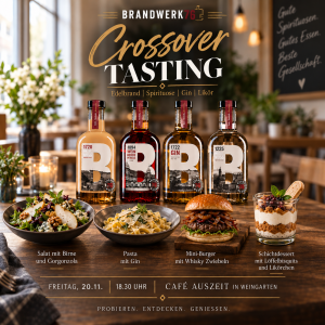 Crossover Tasting mit 4-Gang Menü - Freitag 20.11.26 - 18.30 Uhr @ Cafe Auszeit Weingarten